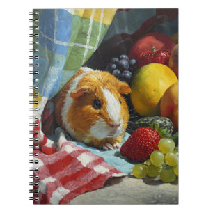 Guinea Pig and Fruit Still Life Notebook