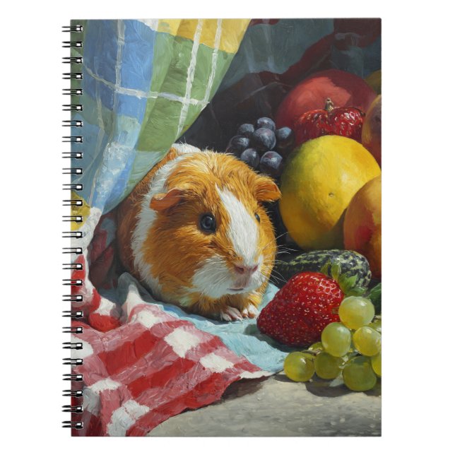 Guinea Pig and Fruit Still Life Notebook (Front)