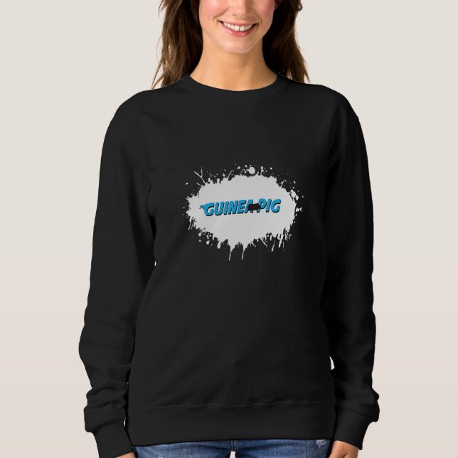 Guinea Pig Animal Fun Splash Sweatshirt (Front)