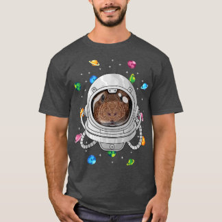 Guinea Pig Astronaut Animal Deep In Space Cosmic U T-Shirt