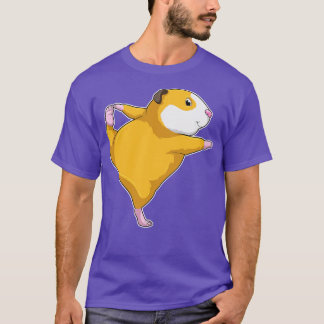 Guinea pig at Yoga Stretching exercise T-Shirt