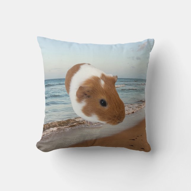 Guinea Pig Beach Pillow (Front)