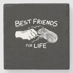 Guinea Pig Best Friends For Life Funny Guinea Pig Stone Coaster