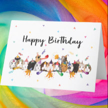 Guinea Pig Birthday Card