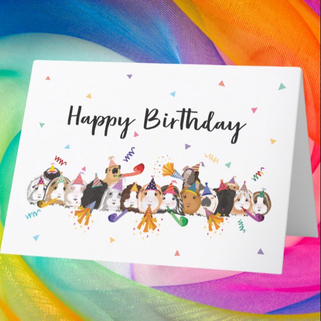 Guinea Pig Birthday Card (Creator Uploaded)