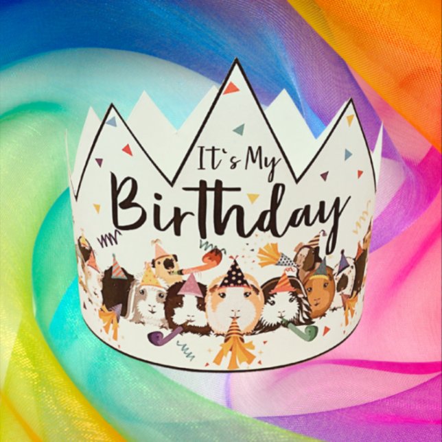 Guinea Pig Birthday Crown (Creator Uploaded)
