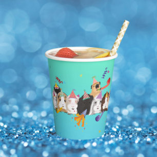Guinea Pig Birthday Paper Cups
