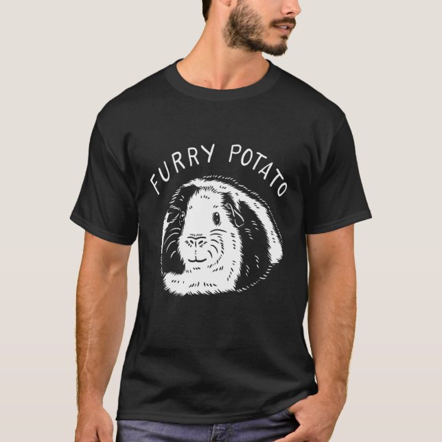 Guinea Pig Cavy Funny T-Shirt (Front)