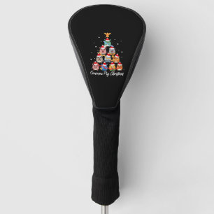 Guinea Pig Christmas Golf Head Cover