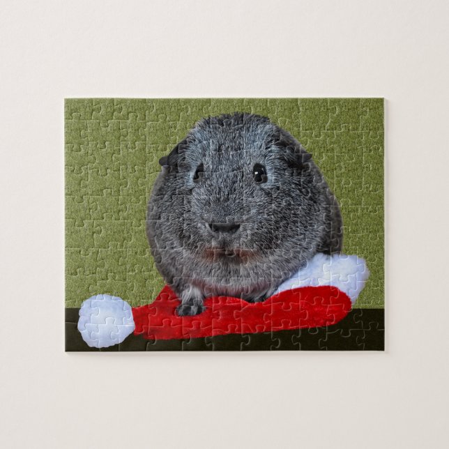 Guinea Pig Christmas Jigsaw Puzzle (Horizontal)