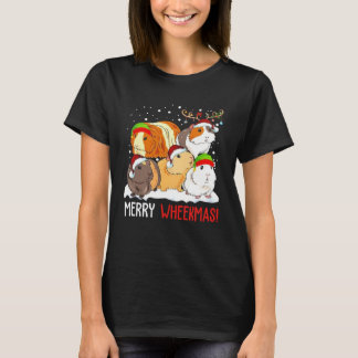 Guinea Pig Christmas Merry Wheekmas  Guinea Pigs T-Shirt