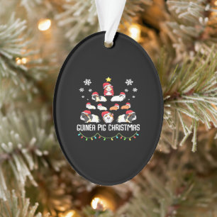 Guinea Pig Christmas Tree   Funny Guinea Pig Lover Ornament
