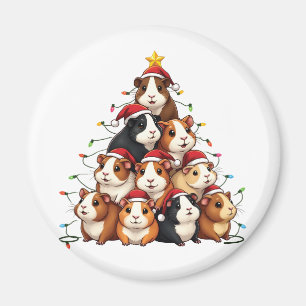 Guinea Pig Christmas Tree Merry Christmas Xmas Magnet
