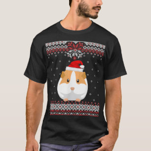 Guinea Pig Christmas   Ugly Xmas Gift  T-Shirt