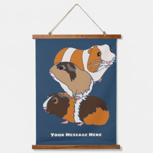 Guinea Pig Collage Personalised Hanging Tapestry