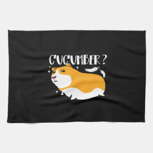 Guinea Pig Cucumber Cute Guinea Pig Cool Pet Tea Towel
