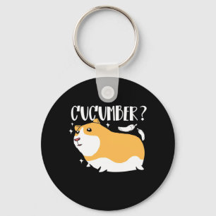 Guinea Pig Cucumber Key Ring