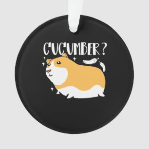 Guinea Pig Cucumber Ornament