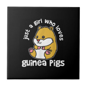 Guinea Pig Cute Pet Just A Girl Who Loves Ceramic Tile