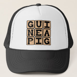Guinea Pig, Cute Pet or Test Subject Trucker Hat