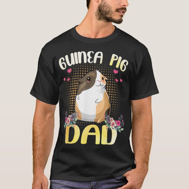 Guinea Pig Dad  Cavy Guinea Pig Fathers Day Gift M T-Shirt (Front)
