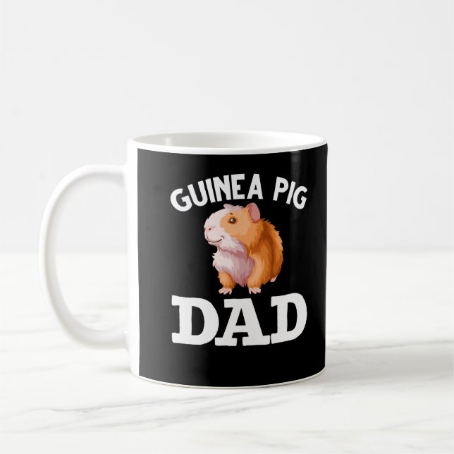 Guinea Pig Dad Coffee Mug (Left)