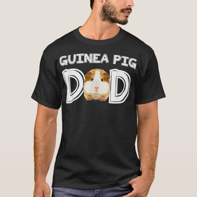 Guinea Pig Dad Costume Clothing Cavy Accessories G T-Shirt (Front)