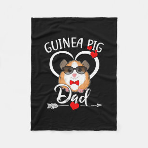 Guinea Pig Dad Fars Day Gift Mens Premium Fleece Blanket