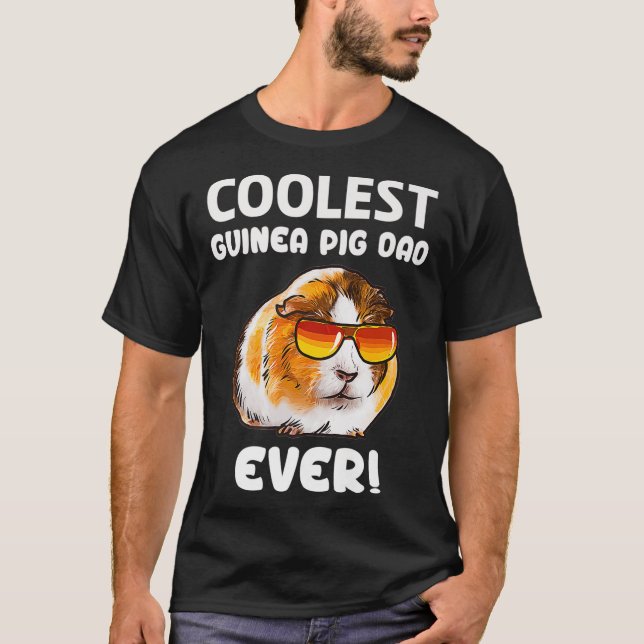 Guinea Pig Dad Gifts Guinea Pig Lovers Gift Guinea T-Shirt (Front)