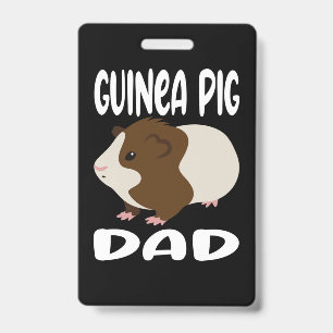 Guinea Pig Dad ID Badge