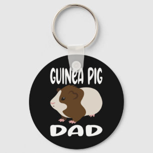 Guinea Pig Dad Key Ring