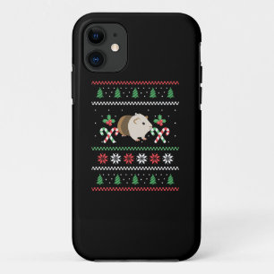 Guinea pig Dad ugly Christmas iPhone 11 Case