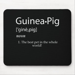 Guinea Pig Definition - Best Pet For Kids Mouse Pad