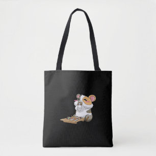 Guinea Pig Eating Sushika   Guinea Pig Kawaii Tote Bag