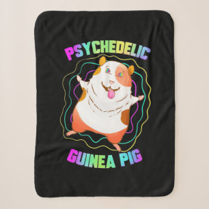 Guinea Pig EDM Party Sherpa Blanket