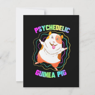 Guinea Pig EDM Party Thank You Card