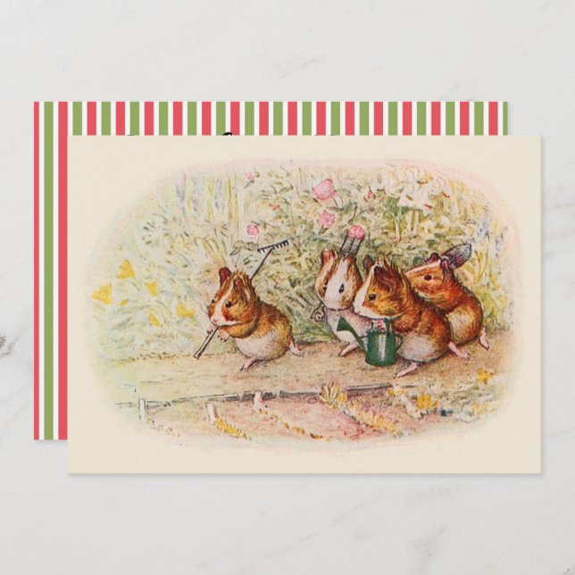 Guinea Pig Engagement Party Invitation (Front/Back)