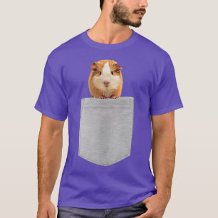 Guinea Pig Fake Pocket Hamster Art Rodent Animal T-Shirt
