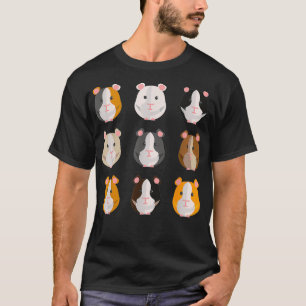 Guinea Pig Family Tee Gift for Pet Lover Cavies F