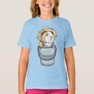 Guinea pig Farmer Bucket T-Shirt
