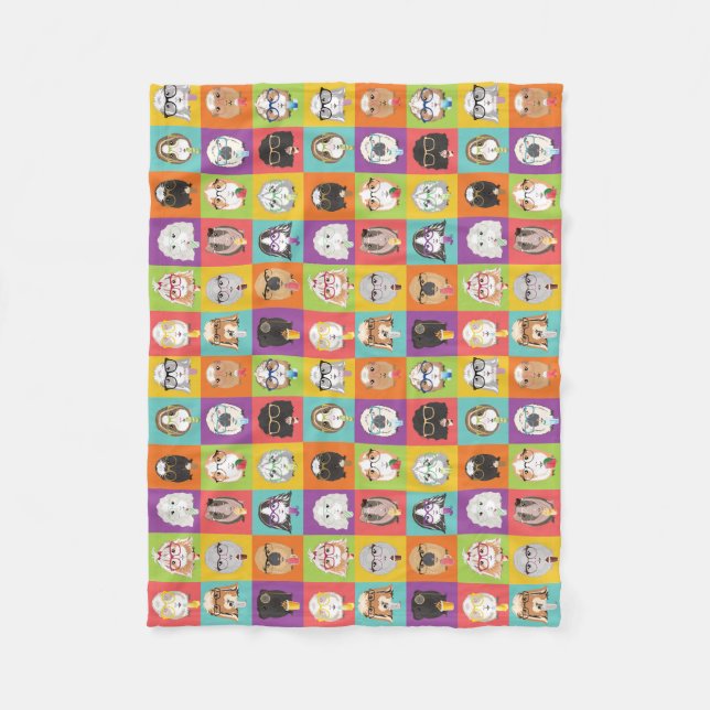 Guinea Pig Fleece Blanket (Front)