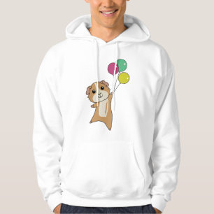 Guinea Pig Flies With Balloons Cute Animals Baby Hoodie