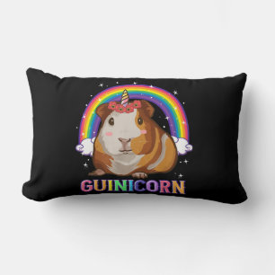 Guinea Pig For Girls Guinea Pig Unicorn Lumbar Cushion
