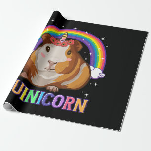 Guinea Pig For Girls Guinea Pig Unicorn Wrapping Paper