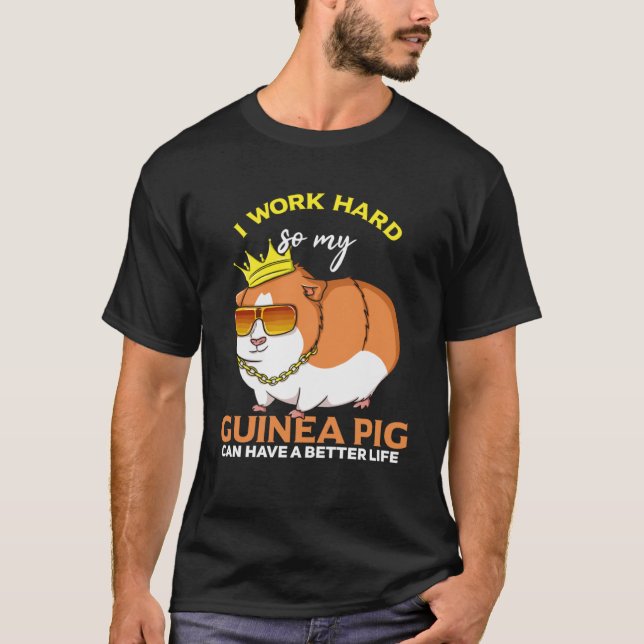 Guinea Pig  For Guinea Piggy Owner T-Shirt (Front)