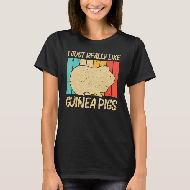 Guinea Pig For Men Women Potato Pet  Fluffy 1 T-Shirt (Front)