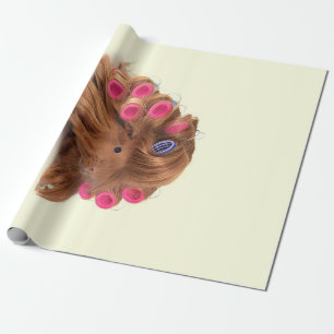 Guinea Pig   Funny Curly Guinea Pig Lover Gifts Wrapping Paper