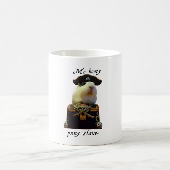 Guinea Pig Funny Pirate Coffee Mug (Center)
