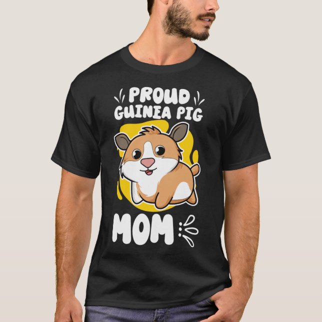 Guinea Pig Furry Potato Rodent Guinea Pig Owner T-Shirt (Front)