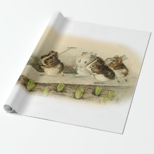 “Guinea Pig Garden” by Beatrix Potter Wrapping Paper